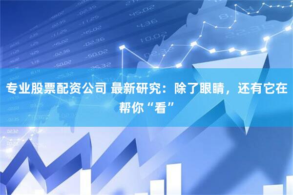 专业股票配资公司 最新研究：除了眼睛，还有它在帮你“看”