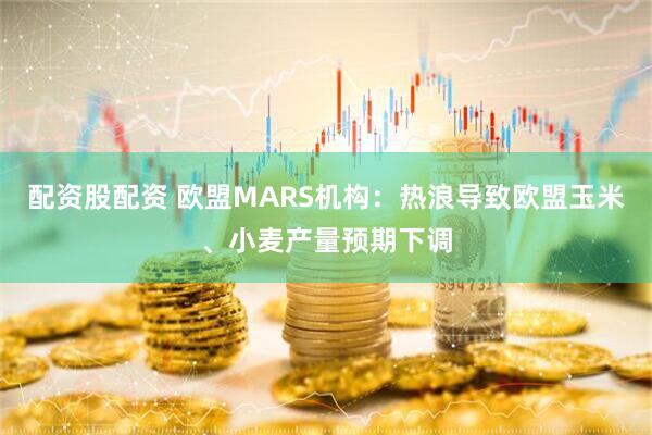 配资股配资 欧盟MARS机构：热浪导致欧盟玉米、小麦产量预期下调